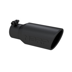 MBRP BLK Series Universal 2.75" Inlet Angled Rolled End Tail Pipe Tip