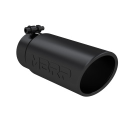 MBRP BLK Series Universal 3.5" Inlet Angled Rolled End Tail Pipe Tip
