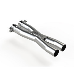T304 Stainless Steel, 70mm X-Pipe Kit